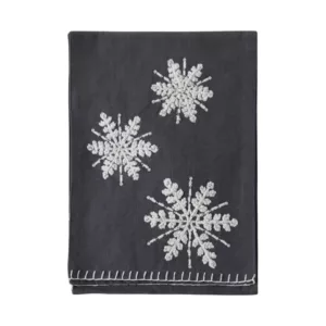 Embroidered Snowflakes Table Runner - Small