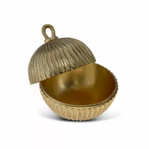 Gold Bauble Ice Bucket with Lid