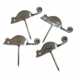 Set of Four Mouse Cheese Markers