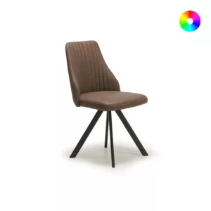 Side Swivel Chair - Dark Grey
