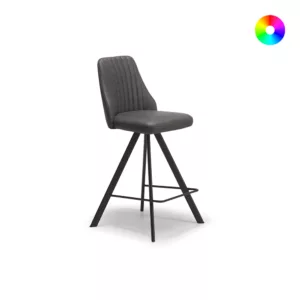 Counter Swivel Stool - Dark Grey