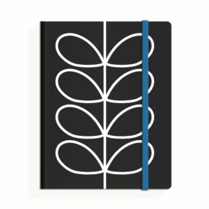 Medium Notebook - Linear Stem Slate Design