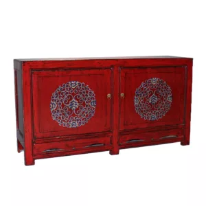 Lenleys Originals Red Two Door Cabinet