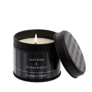 Modern Classics Saffron & Cedarwood Candle Tin