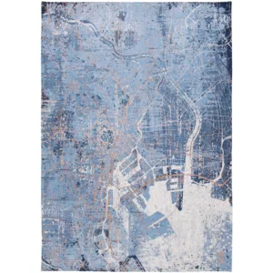 Tokyo Rug 140x200cm - Conductive Blue 9314