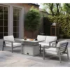 Madeira Lounge Set with 110cm Adjustable Table
