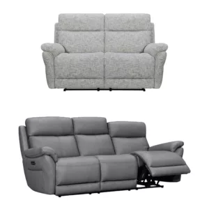 SPECIAL OFFER! Marlowe 3 Seater Power Recliner & 2 Seater Sofa in Fabric