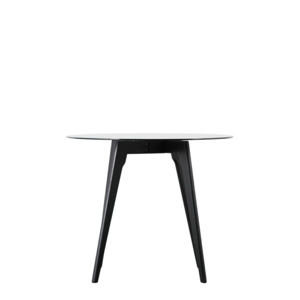 Round Dining Table Black
