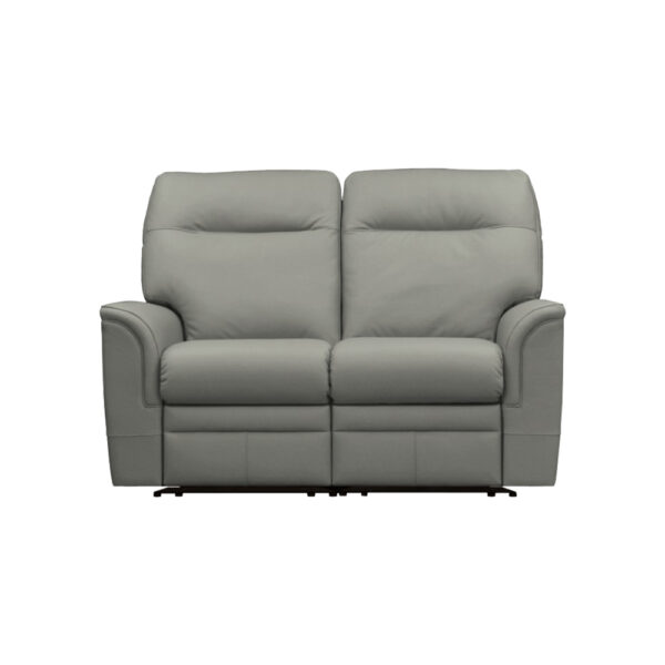 Double Power Recliner 2 Seater Sofa with adjustable Headrest and Lumbar - Leather