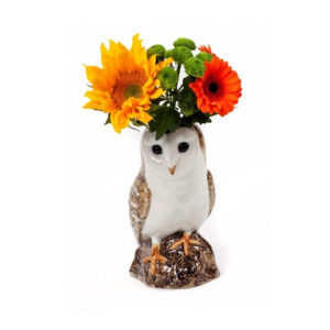 Barn Owl Flower Vase