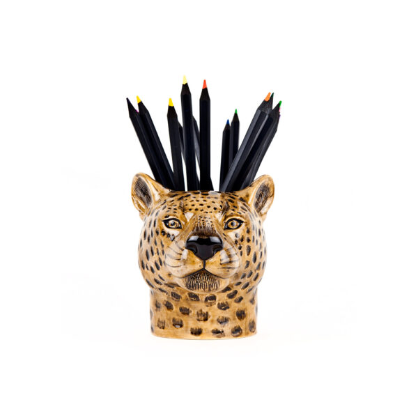 Leopard Pencil Pot