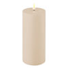 Outdoor LED Candle 10x20cm - Dust Sand