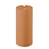 Outdoor LED Candle 10x20cm - Caramel