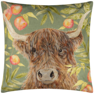 Grove Highland Cow Outdoor Cushion