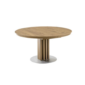 120cm Round Extending Table - Finish A