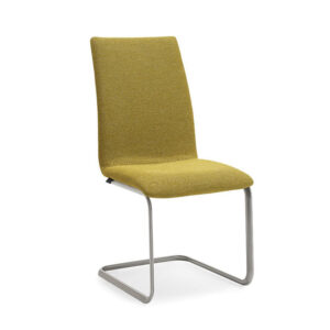 Eileen Chair - Stainless Steel Optic Frame - Fabric A