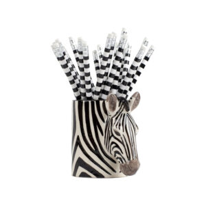 Zebra Pencil Pot