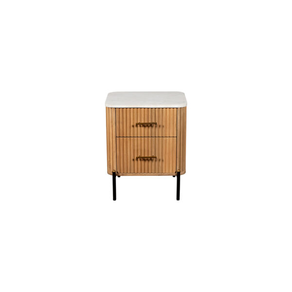 Reed 2 Drawer Bedside