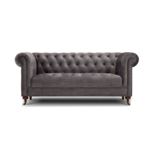 Amelia 2 Seater Sofa - Heritage Steel Fabric