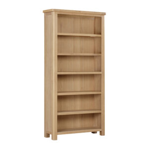 Padstow Oak Bookcase - 180cm