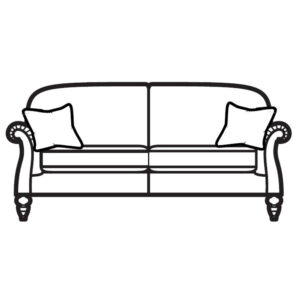 Grand Sofa - Formal Back - Grade A