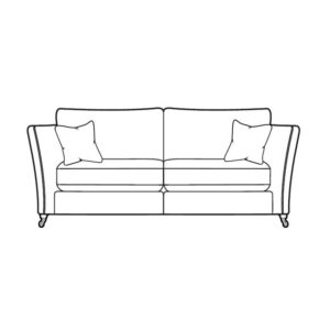 2 Seater Sofa - Formal Back - Grade A