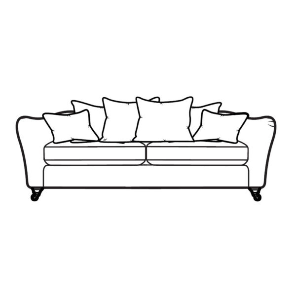 Large 2 Seater - Pillow Back - Grade A