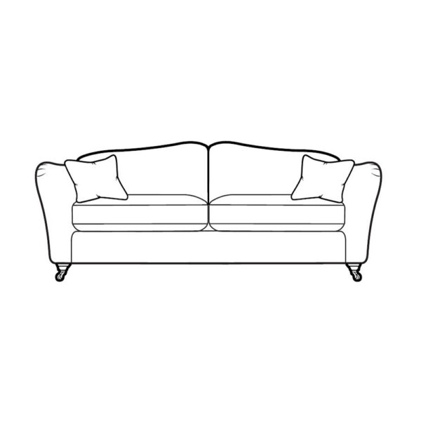 2 Seater Sofa - Formal Back - Grade A