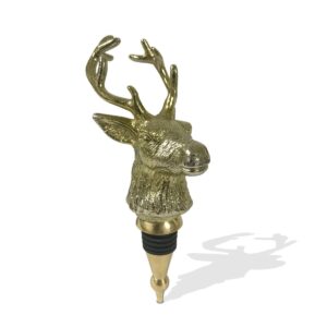 Gold Stag Bottle Stopper