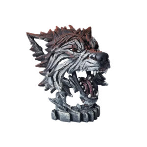 Miniature Wolf Bust
