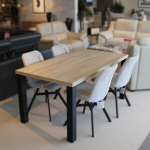 Sandwich Dining Table and 4 Stijn Chairs