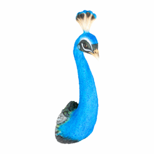 Blue Ostrich Wall Decoration